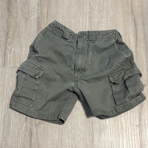 Kids' Olive Cargo Shorts - Picture 1 of 1